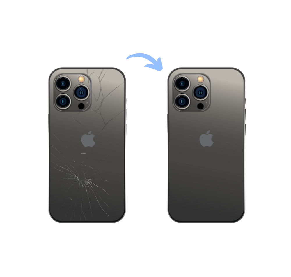 Ecran iphone cassé réparation